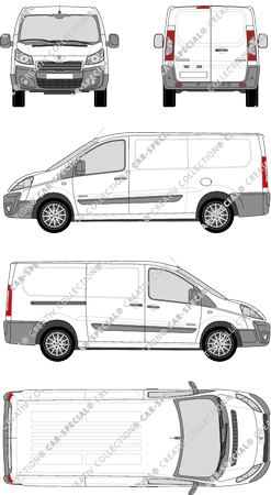 Peugeot Expert van/transporter, 2012–2016 (Peug_256)