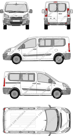 Peugeot Expert Tepee microbús, 2012–2016 (Peug_270)