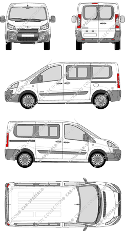 Peugeot Expert Tepee Kleinbus, 2012–2016 (Peug_271)