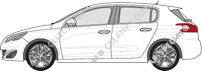 Peugeot 308 Hayon, 2014–2021