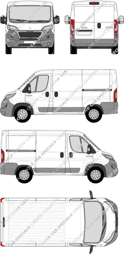 Peugeot Boxer van/transporter, current (since 2014) (Peug_291)