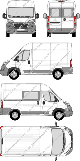 Peugeot Boxer van/transporter, current (since 2014) (Peug_300)