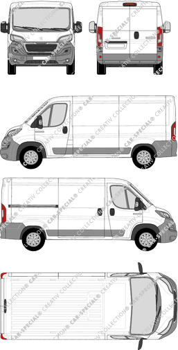 Peugeot Boxer furgone, 2014–2024 (Peug_302)