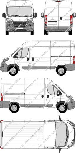 Peugeot Boxer furgone, 2014–2024 (Peug_309)