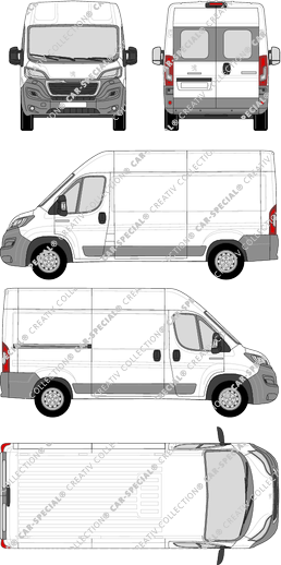 Peugeot Boxer furgone, 2014–2024 (Peug_310)