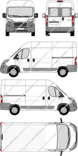 Peugeot Boxer furgone, 2014–2024 (Peug_311)