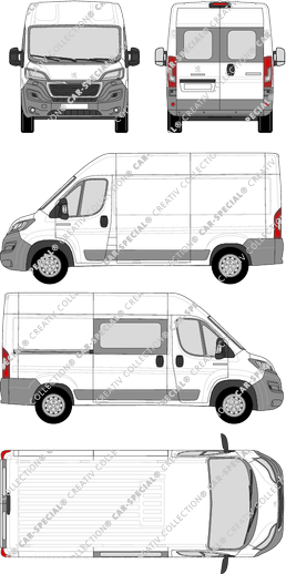 Peugeot Boxer van/transporter, current (since 2014) (Peug_312)