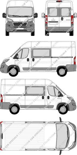 Peugeot Boxer van/transporter, current (since 2014) (Peug_313)
