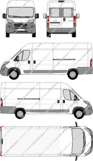 Peugeot Boxer Kastenwagen, 2014–2024 (Peug_335)