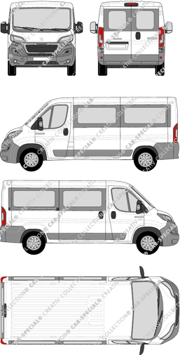 Peugeot Boxer minibus, 2014–2024 (Peug_348)