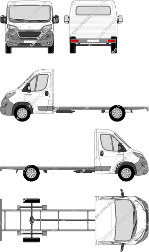 Peugeot Boxer Châssis pour superstructures, 2014–2024 (Peug_364)