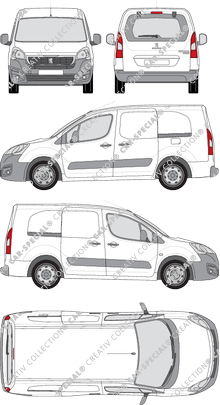 Peugeot Partner, 2015–2018 (Peug_393)