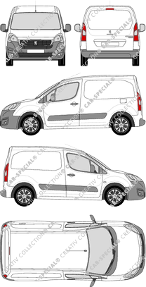 Peugeot Partner, 2015–2018 (Peug_406)