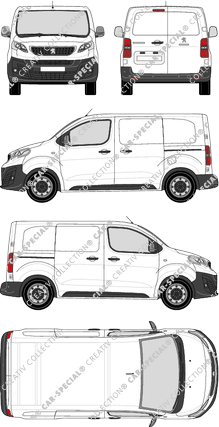 Peugeot Expert van/transporter, current (since 2016) (Peug_432)