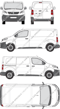 Peugeot Expert van/transporter, 2016–2024 (Peug_437)