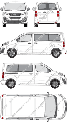 Peugeot Traveller minibus, current (since 2016) (Peug_452)