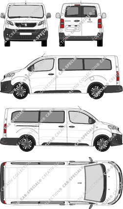 Peugeot Expert minibus, current (since 2016) (Peug_459)