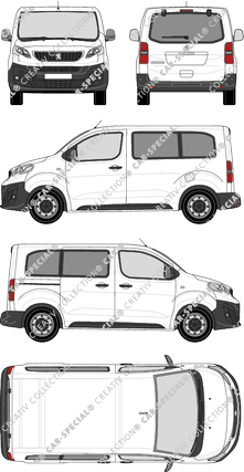 Peugeot Expert minibus, current (since 2016) (Peug_461)