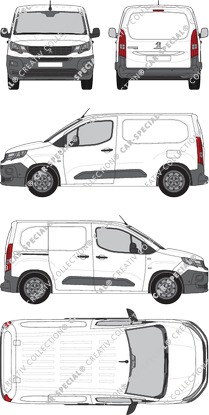 Peugeot Partner van/transporter, current (since 2018) (Peug_492)