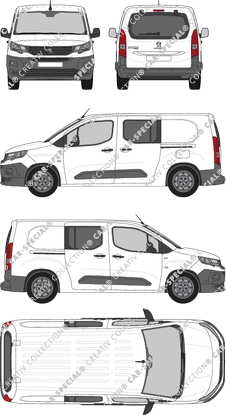 Peugeot Partner van/transporter, current (since 2018) (Peug_497)