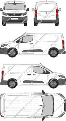 Peugeot Partner van/transporter, current (since 2018) (Peug_508)