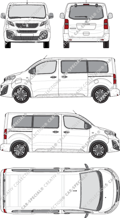 Peugeot e-Traveller camionnette, actuel (depuis 2020) (Peug_540)