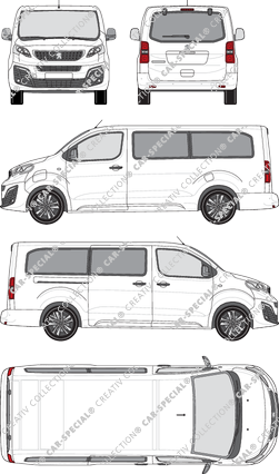 Peugeot e-Traveller camionnette, actuel (depuis 2020) (Peug_547)