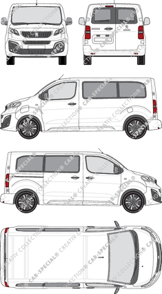 Peugeot e-Traveller camionnette, actuel (depuis 2020) (Peug_569)