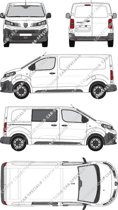 Peugeot e-Expert furgone, attuale (a partire da 2024) (Peug_637)