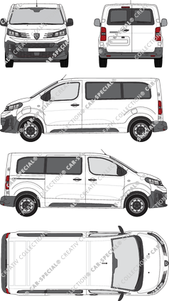 Peugeot e-Expert Kleinbus, attuale (a partire da 2024) (Peug_640)