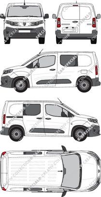 Peugeot Partner van/transporter, current (since 2024) (Peug_777)