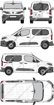 Peugeot Partner van/transporter, current (since 2024) (Peug_787)
