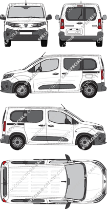 Peugeot Partner van/transporter, current (since 2024) (Peug_788)