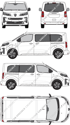 Peugeot e-Traveller microbús, actual (desde 2024) (Peug_814)