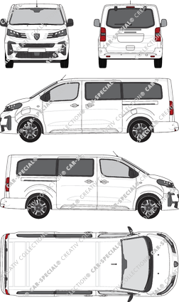 Peugeot e-Traveller microbús, actual (desde 2024) (Peug_815)