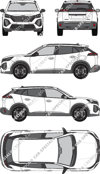 Peugeot 2008, actueel (sinds 2023) (Peug_836)