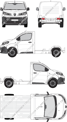 Peugeot Expert platform chassis, current (since 2024) (Peug_840)