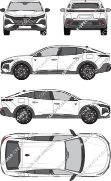 Peugeot 408 station wagon, current (since 2026) (Peug_841)