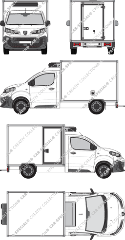 Peugeot Expert platform chassis, current (since 2024) (Peug_843)