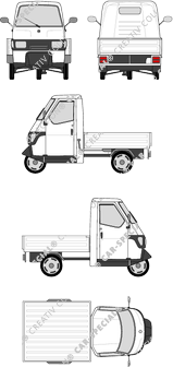 Piaggio APE 50 platform, from 1996 (Piag_001)