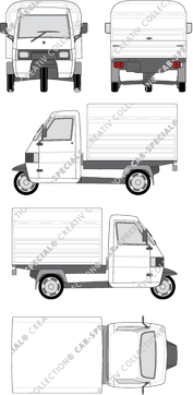 Piaggio APE TM van/transporter, 1982–2017 (Piag_002)