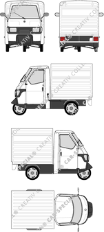 Piaggio APE 50 furgone, a partire da 1996 (Piag_010)