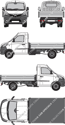 Piaggio Porter NP6, actueel (sinds 2021) (Piag_019)