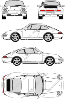 Porsche 911 Coupé, à partir de 1994 (Pors_002)