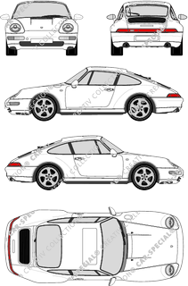 Porsche 911 Coupé, from 1994 (Pors_002)