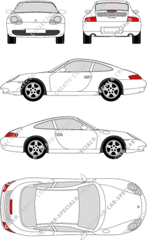 Porsche 911, 1997–2001 (Pors_003)