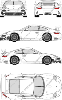 Porsche 911 GT3 RSR, Coupé, 2 Doors (2007)