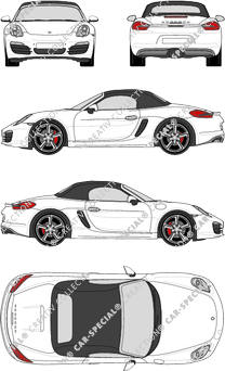 Porsche Boxster Cabrio, 2012–2016 (Pors_037)
