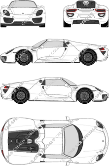 Porsche 918 Spyder, 2014–2015 (Pors_039)