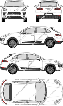 Porsche Macan combi, 2014–2018 (Pors_040)